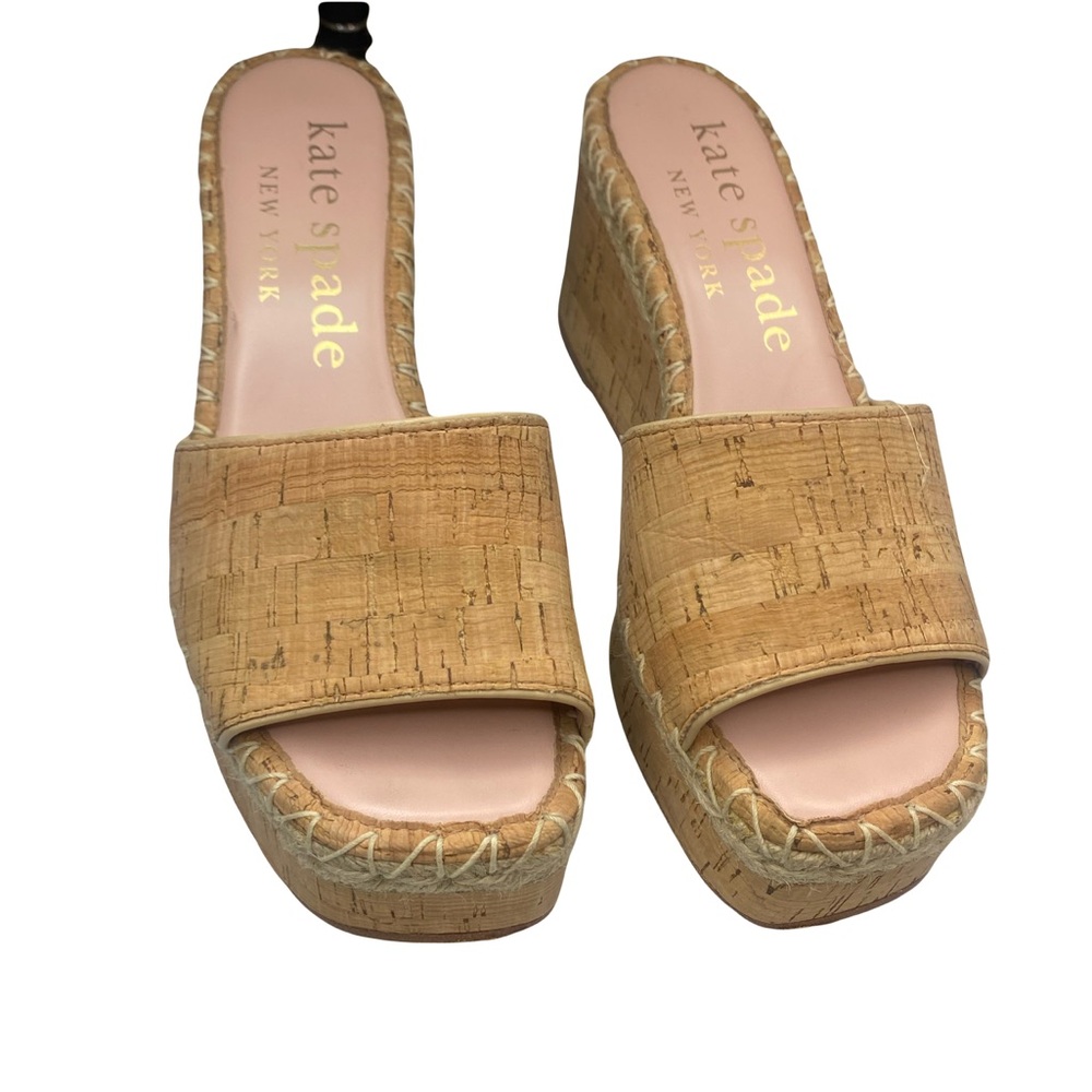 Kate Spade Cork Platform Slides - Picture 7 of 12